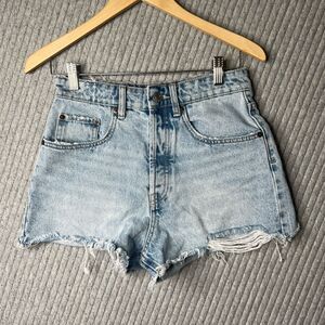 Zara Light Blue Jean Shorts